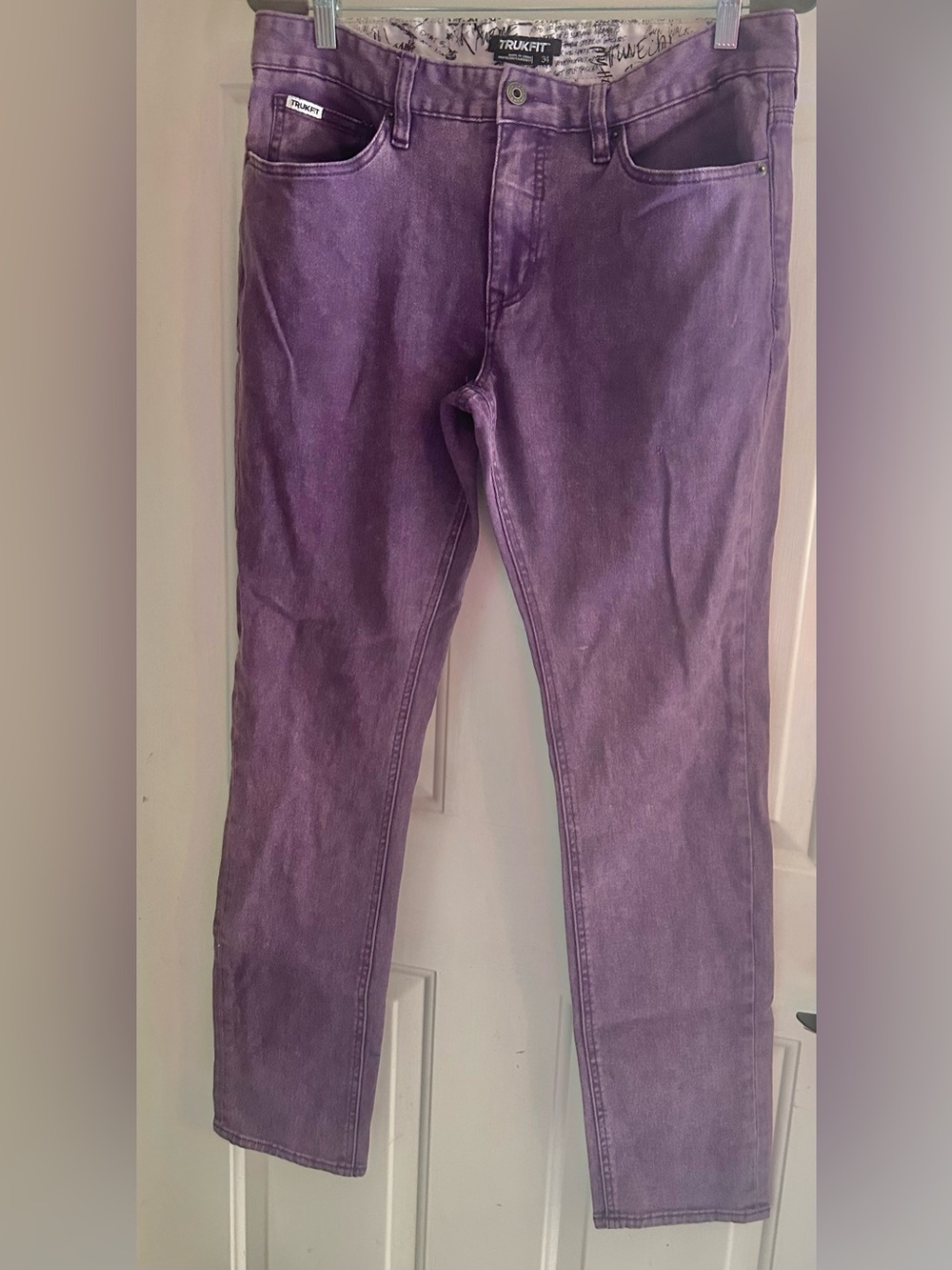 Men’s Trukfit Purple Skinny Jeans